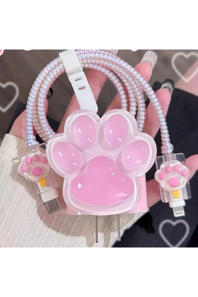 Choice 132 جراب حماية شحن كوري شفاف أسود لهاتف iPhone 18 وات - 20 وات، واقي شاحن خط البيانات الأمريكي