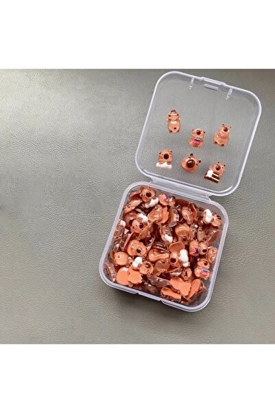 Choice 100 قطعة كما هو موضح 100 قطعة من مجسمات الكابيبارا الصغيرة، تماثيل حيو...