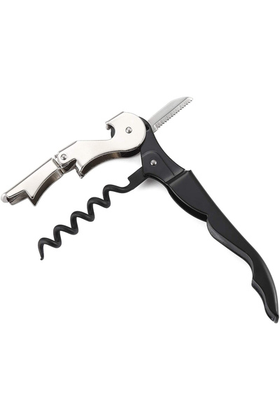 Choice 1 قطعة فتاحة نبيذ أحمر، فتاحة من الفولاذ المقاوم للصدأ، فتاحة بمفصلة م...