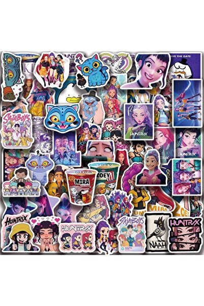 Choice 60 قطعة 60/100 قطعة ملصقات صائدي الشياطين من KPop اللطيفة Derpy Tiger ...