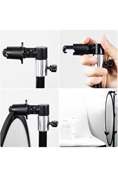 Choice مشبك حامل عاكس مشبك محول دوار لولبي 1/4 3/8 حامل ضوء مشبك عاكس للتصوير...