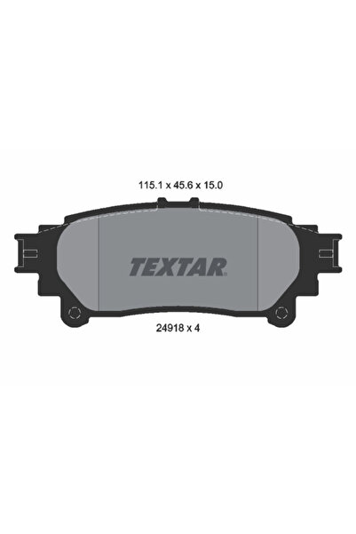 TEXTAR Комплект накладки за дискови спирачки Lexus Rx Toyota Fortuner/Highlan...