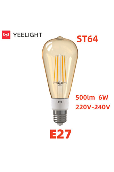 choice2 E27-ST64 Yeelight Smart LED Filament Bulb E27/E26 WiFi Connectivity S...