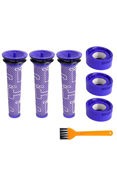 Choice طقم فلتر مكنسة كهربائية من 7 قطع لمكنسة كهربائية لاسلكية Dyson V7 V8 A...