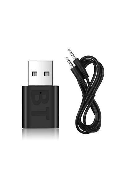 Kebidumei black Bluetooth 5.0 Audio Receiver Wireless Bluetooth Adapter 3.5MM...