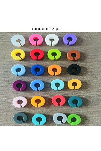 Choice6 مجموعة عشوائية من 12 قطعة من علامات تعريف كأس النبيذ الأحمر المصنوعة ...