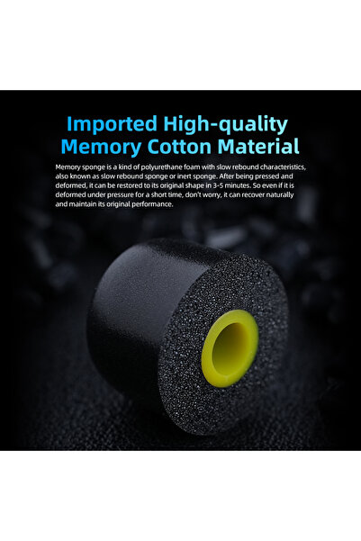 Choice سدادات أذن KZ FT01، سدادات أذن KZ FT01 الأصلية العازلة للصوت والمُحسّن...