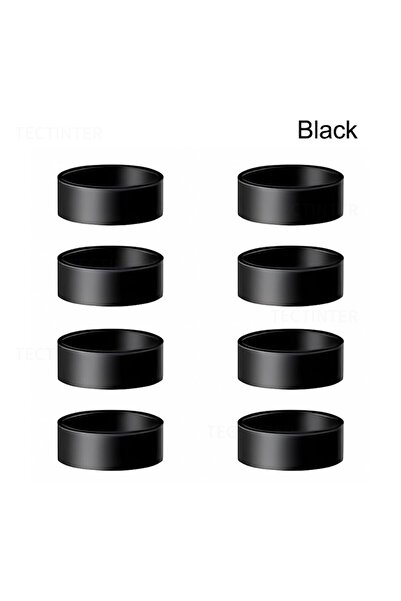 Choice 8pcs black 8pcs Elastic Protective Joystick Rubber Ring for PS5/ PS4/ Steam Deck Rocker Silicone Rin