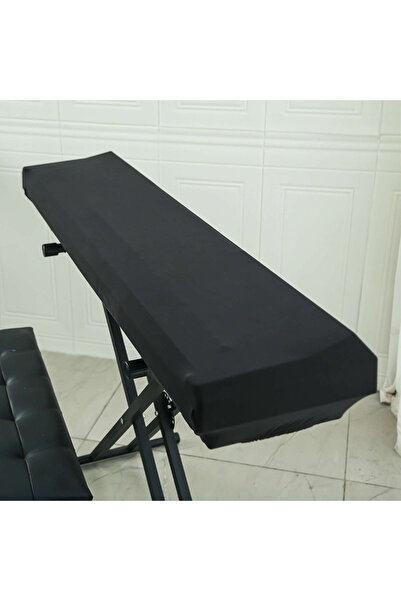 Choice7 غطاء لوحة مفاتيح بيانو إلكتروني أسود اللون، مقاوم للماء، قابل للطي، م...