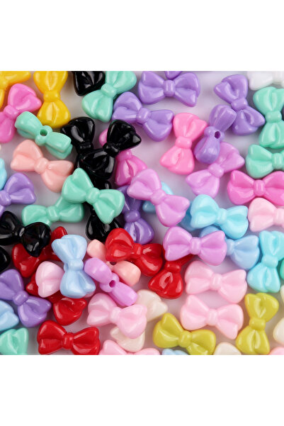 Choice1 S1 50pcs Korean Style Bowknot Beads 10x18mm Spacer Bead For DIY Craft...