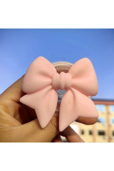 Choice حامل مغناطيسي ذكي على شكل عقدة بلون الماكارون الوردي لحامل الهاتف العا...