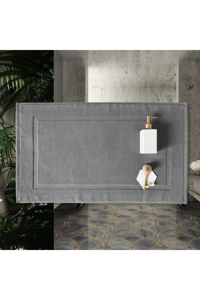 Choice 50x80cm grey Thicken White Floor Towel For Hotel Home,Foot Bathroom Mat,High Quality 100%Cotton Non-