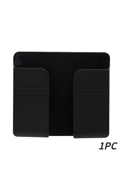 Choice 1 قطعة - حامل هاتف محمول أسود على الحائط، صندوق تخزين عالمي لشحن الهات...