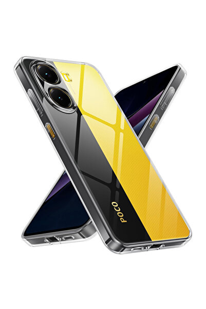 Choice جراب سيليكون شفاف لهاتف POCO X7 PRO 5G، متوافق مع هواتف Poco X7 وX6 وX...