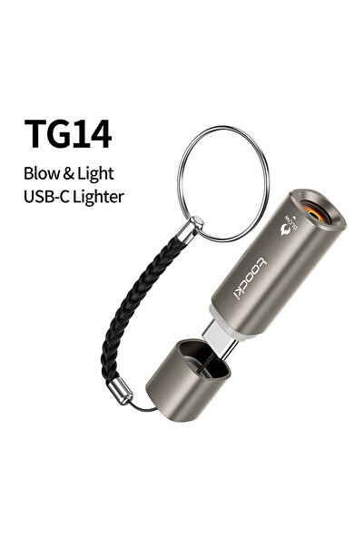 Toocki ولاعة سجائر صغيرة محمولة باللون الذهبي مُحسّنة من النوع C للسفر الجوي ...