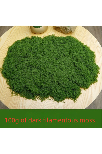 Choice طحلب أخضر داكن 100 جرام 30/50/100 جرام نباتات خضراء صناعية عشب الطحلب ...