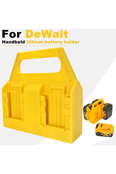 Choice 1PC Battery Holder Storage Rack for Dewalt 18V 20V Li-ion Battery DCB203 DCB205, Wall Mount Batte...