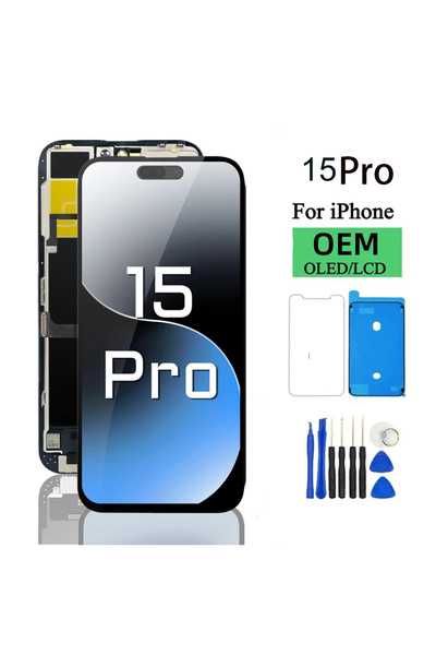 Choice مجموعة محول رقمي لشاشة اللمس LCD مقاس 6.1 بوصة لهاتف iPhone 15 Pro من ...