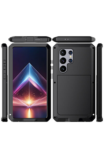 Choice24 Galaxy S25 black For S23/S24Ultra/S25Ultra heavy metal drop resistan...