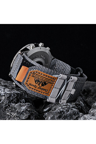 Choice سوار نايلون رمادي مقاس 22 مم لساعة Redmi Watch 5 Active/Lite الرياضية،...