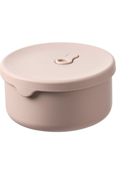 Choice 1 1 700ml Pink 700ML 250ML Round Silicone Lunch Box Refrigerator Fresh...