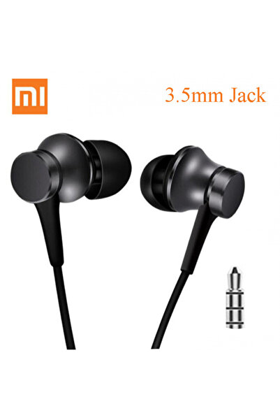 Xiaomi black Original headset Mi Piston 3 In-Ear Fresh 3.5mm Wire Control Earphone Music Stereo Mic