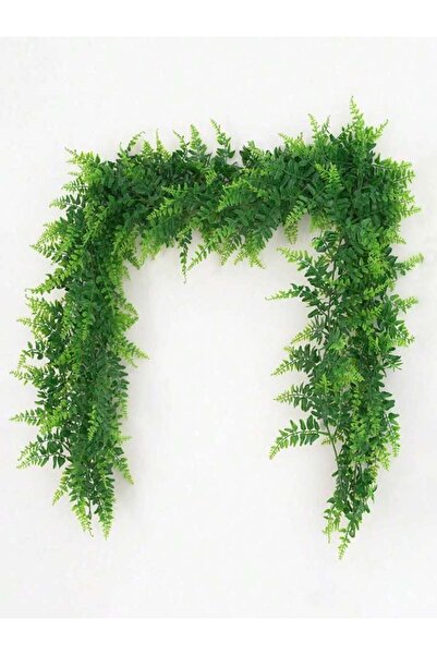 Choice 3 قطع من نبات السرخس الاصطناعي متعدد الألوان معلق على شكل كرمة من الخض...