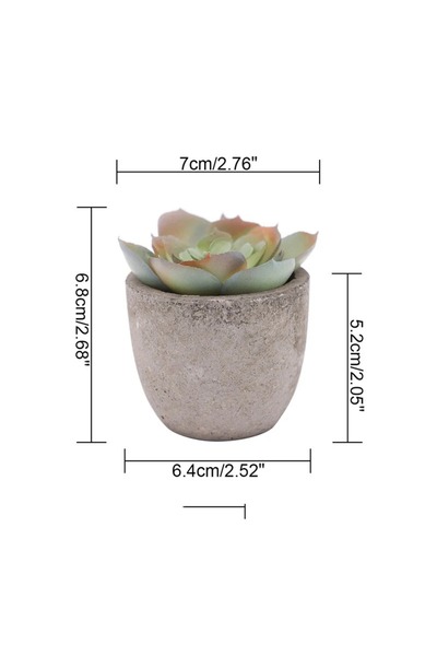 DUTRIEUX نباتات الصبار الاصطناعية الصغيرة، شجرة بونساي محاكاة صغيرة، نباتات أصيص زهور وهمية، أصيص طاولة مكتب.