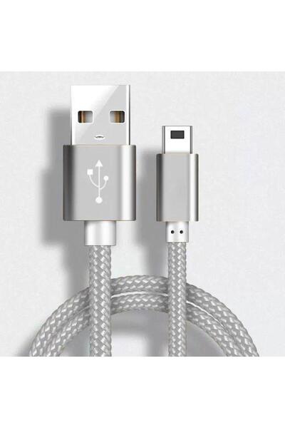 Choice كابل USB صغير فضي NNBILI بطول 1 متر، بطول 2 متر/1.5 متر/1 متر/0.25 متر...