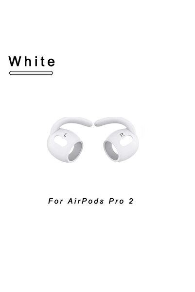 Choice 3 أزواج من أغطية الأذن الرياضية البيضاء Pro 2 لسماعات AirPods Pro 2، أ...