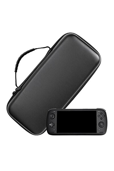 Choice حقيبة حمل محمولة لجهاز AYN Odin 2 سوداء اللون مقاومة للصدمات ومقاومة للماء ومضادة للخدش ومصنوعة من مادة EVA Dermatoglyph.