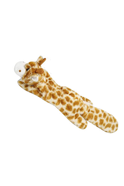 Choice 1 قطعة زرافة 5 قطع من ألعاب الكلاب القطيفة المجعدة التي تصدر صريرًا عل...