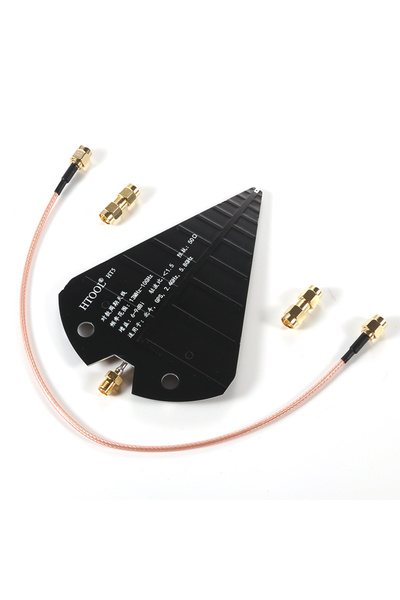 Choice هوائي دوري لوغاريتمي صغير أسود 1300 ميجاهرتز - 10 جيجاهرتز HT5، مكسب 6...