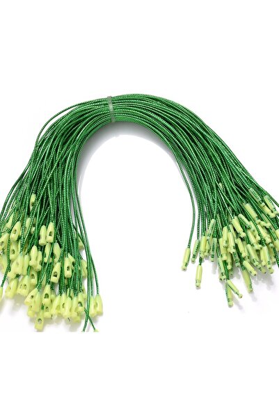 Choice 100 قطعة من خيوط البوليستر الخضراء بطول 20 سم لقلادات عيد الميلاد وشجر...