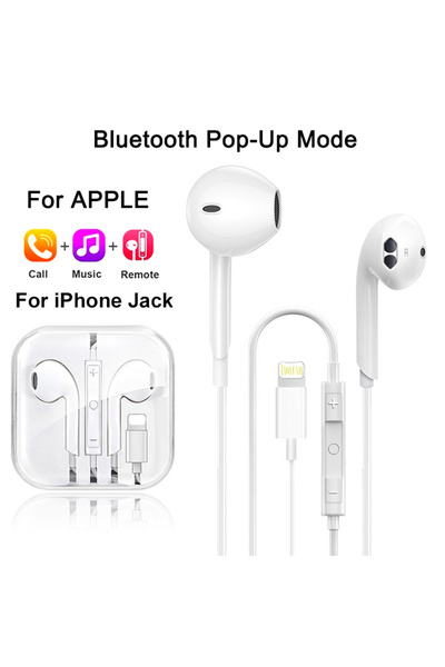 Choice For iPhone 7-14 Original Headphones For Apple iPhone 16 15 14 13 11 12 Pro Max Plus In-ear Lightning
