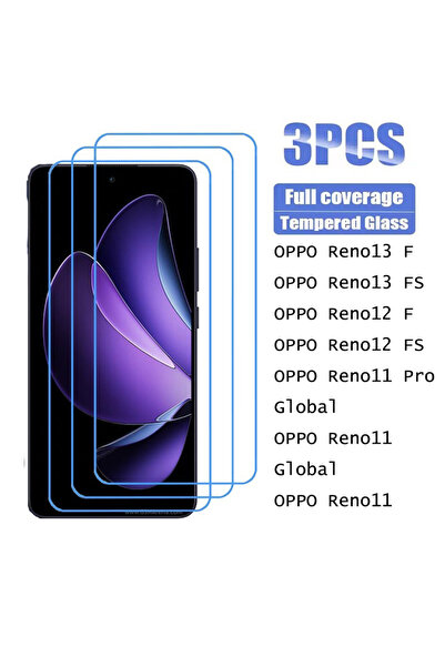 Choice9 Tempered Glass 3Pcs OPPO Reno 11 F 5G 3Pcs Tempered Glass For Reno 13...