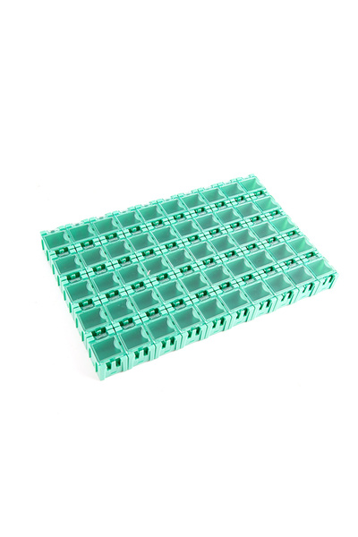 Choice Green 50Pcs/Set SMD SMT Electronic Component Container Mini Storage Boxes kit desk organizer