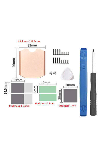 ANENG 1 Set NEW FinalCool TN30 For Steam Deck Copper Heat Sink Cooling Thermal Pad for Steam Deck Console