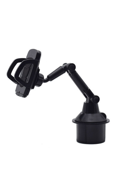 Choice حامل هاتف للسيارة باللون الأسود مع قاعدة قابلة للتوسيع وارتفاع دوار وم...