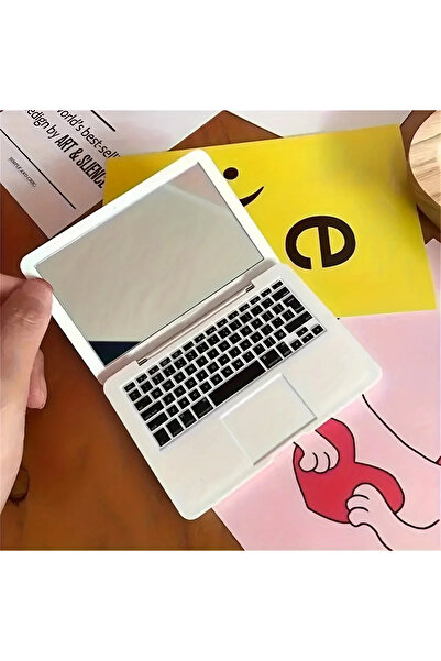 Choice white Creative mini computer, small mirror, laptop, portable design, f...