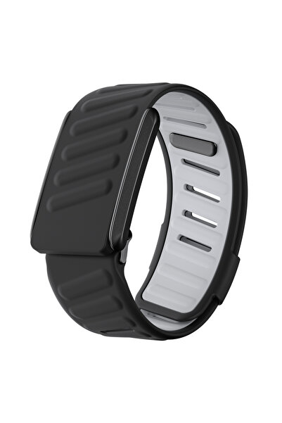 Choice سوار معصم WHOOP SportFlex أسود 4.0، مصنوع من السيليكون الناعم الملمس، مقاوم للماء والعرق، متوافق مع الإصدار 4.0