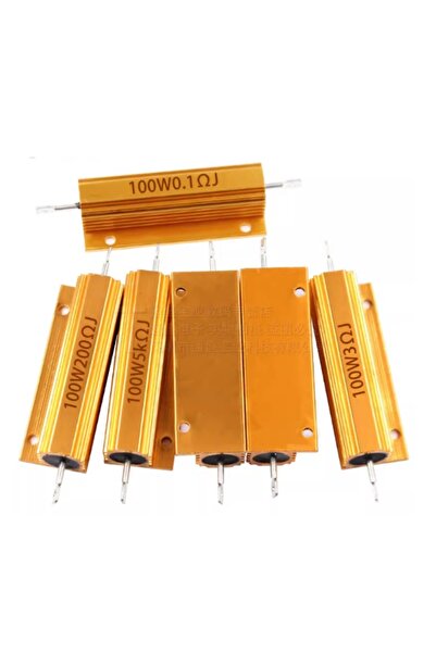 Choice87 مقاومة سلكية ملفوفة، غلاف معدني من الألومنيوم، 4 أوم، 100 واط، نطاق ...