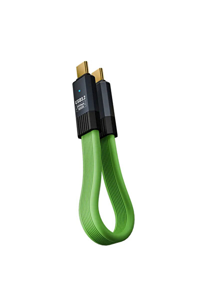 Choice كابل NNBILI PD 100 واط قصير من USB C إلى USB C بطول 0.2 متر باللون الأ...