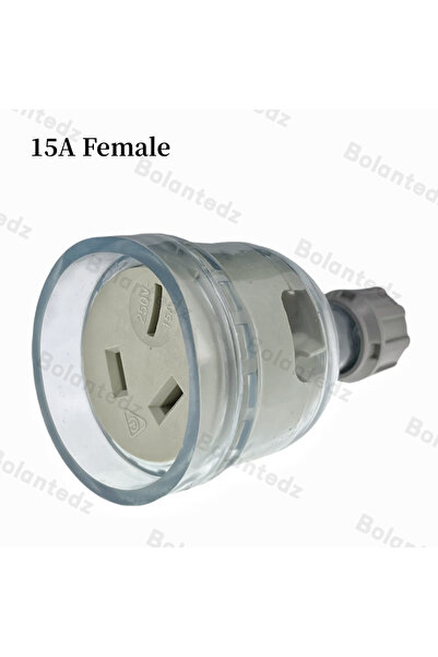 Choice 15A female Bolantez 1pcs SAA Rewirable Plug Socket Australian Female Socket 3 Prong Electrical Socke