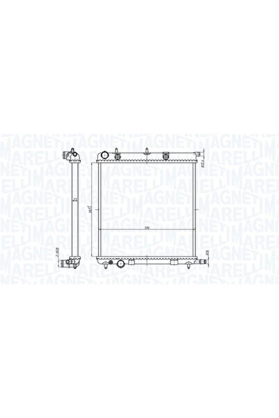 MAGNETI MARELLI Radiator Racire Motor Mercedes-Benz Sprinter 3,5-T Caroserie/...