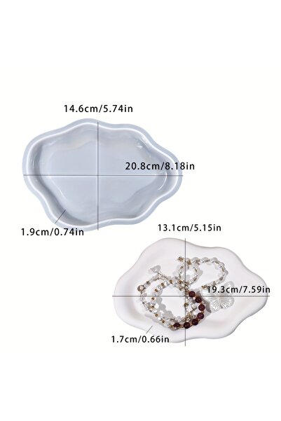 Choice قالب صينية سحابية، قالب راتنجي على شكل قلب، قوالب سيليكون على شكل سحاب...