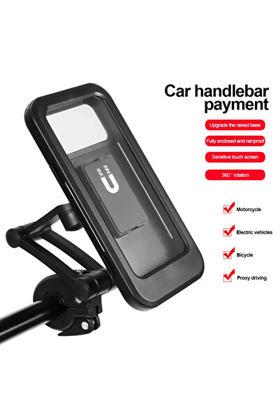 Choice Handlebar Holder Waterproof Bicycle Mobile Phone Holder Motorcycle Sta...