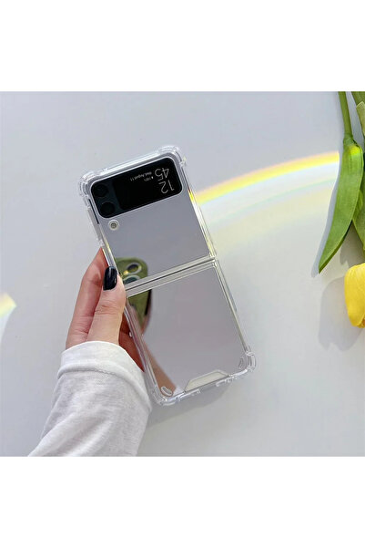Choice Galaxy Z Flip7 Siliver Luxury Women Girl Make Up Mirror Phone Case For...