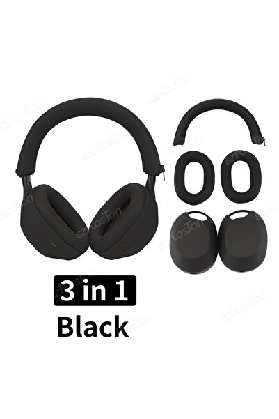 Choice Black Silicone Protective Case Compatible with WH-1000XM5 Headphone He...