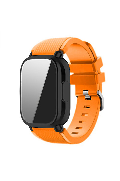 Choice جراب Redmi Watch 5 Active O-B + حزام سيليكون لـ Redmi Watch 5 Active/l...